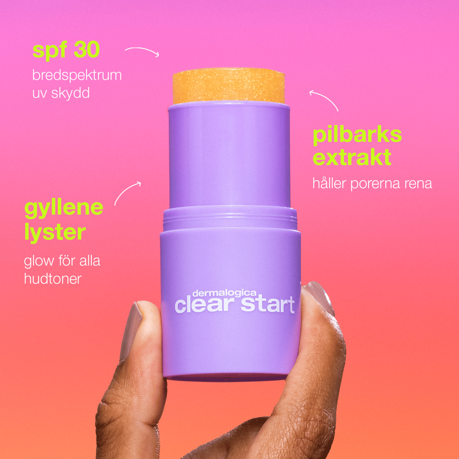 Dermalogica Clear Start Golden Hour Hydrating SPF30 Stick 19 g