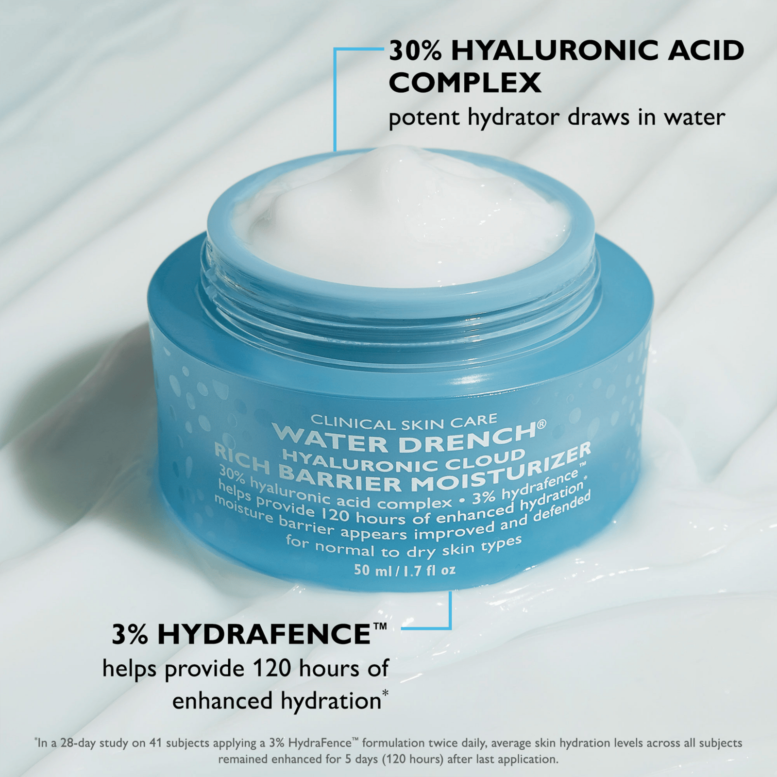 Peter Thomas Roth Water Drench Hyaluronic Cloud Rich Barrier Moisturizer 50 ml