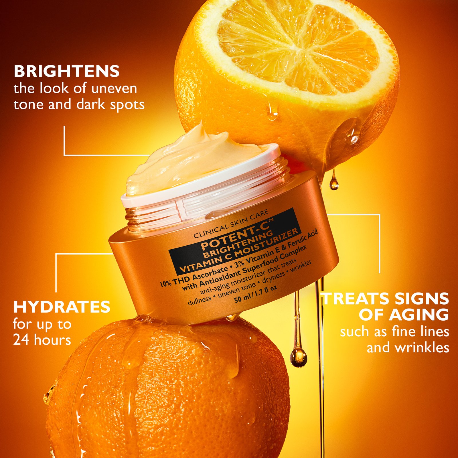 Peter Thomas Roth Potent C Brightening Vitamin C Moisturizer 50ml