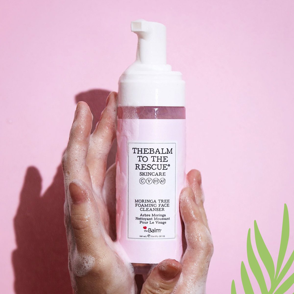 theBalm to the Rescue Moringa Tree Foaming Face Cleanser 160 ml