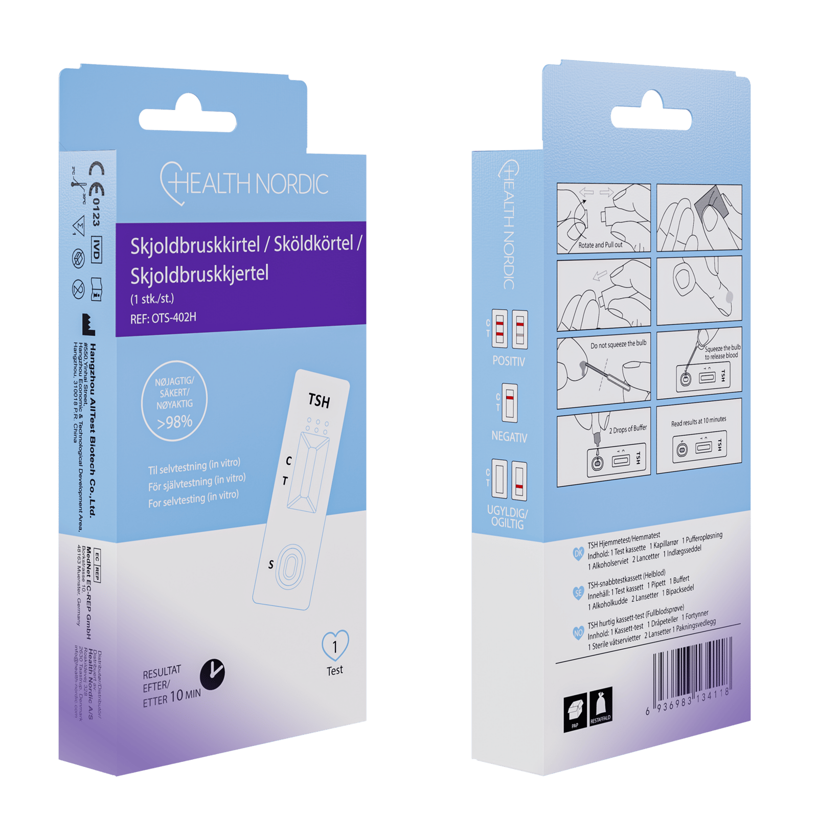 Health Nordic Metabolism Hemtest 1 st