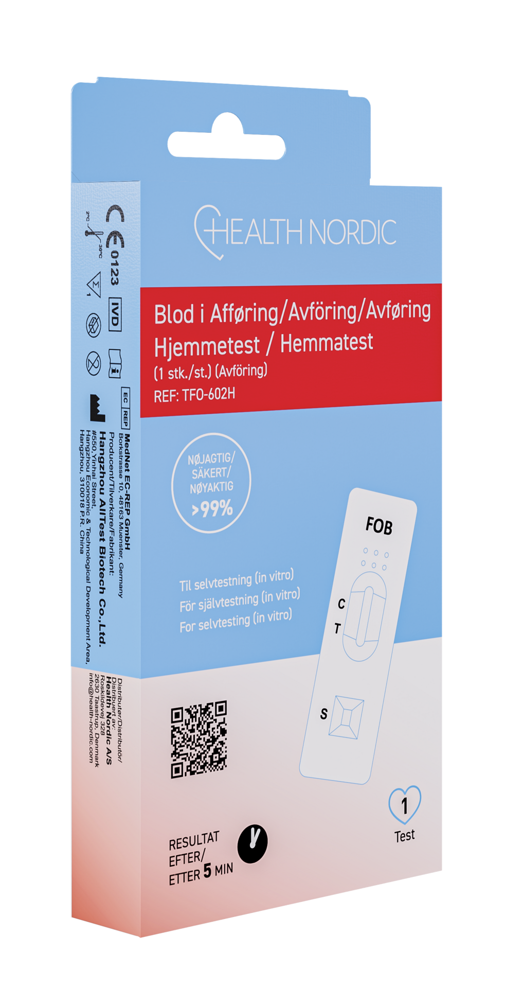 Health Nordic Blod i Avföring Hemtest 1 st