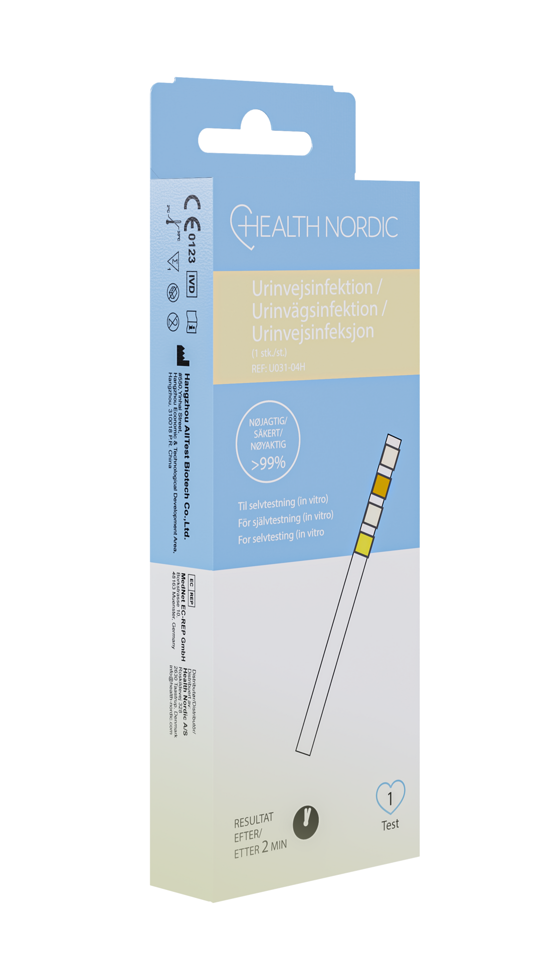 Health Nordic Urinvägsinfektion Hemtest 1 st