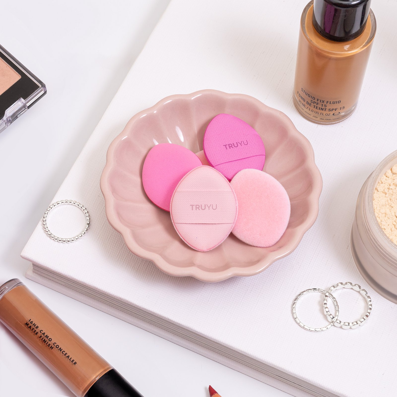 Truyu Sminksvampar Fingertip Blenders 4-pack