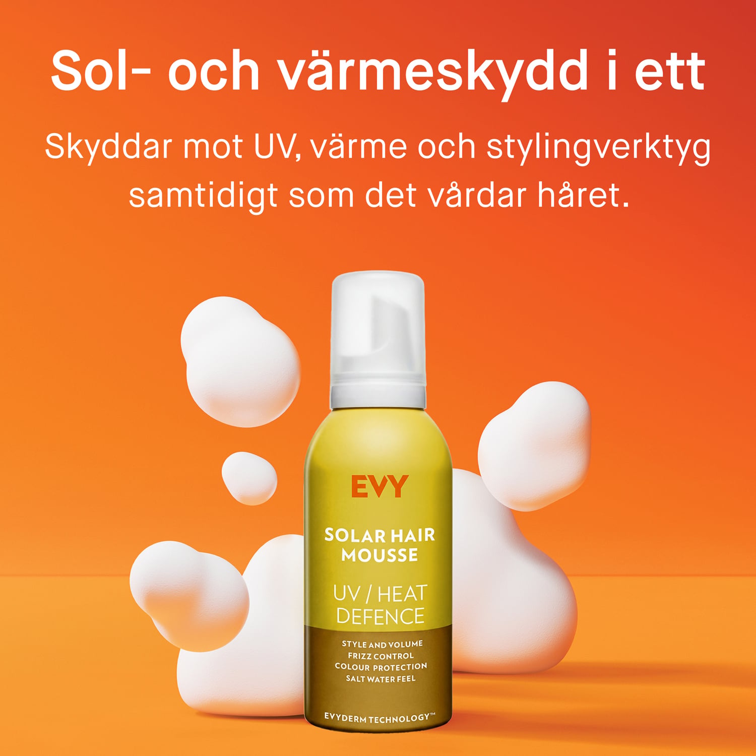 EVY UV/Heat Hair Mousse 150 ml