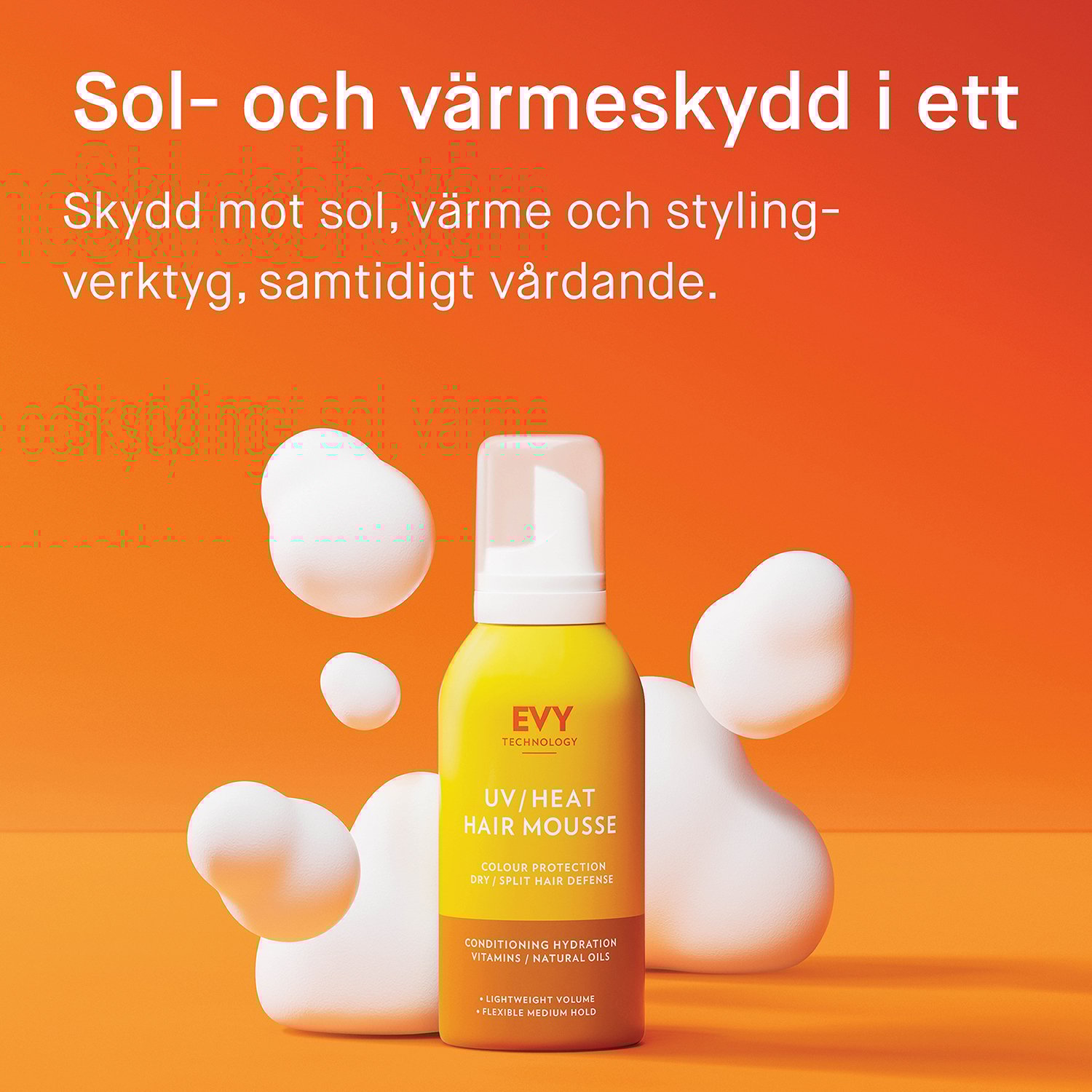 EVY UV/Heat Hair Mousse 150 ml