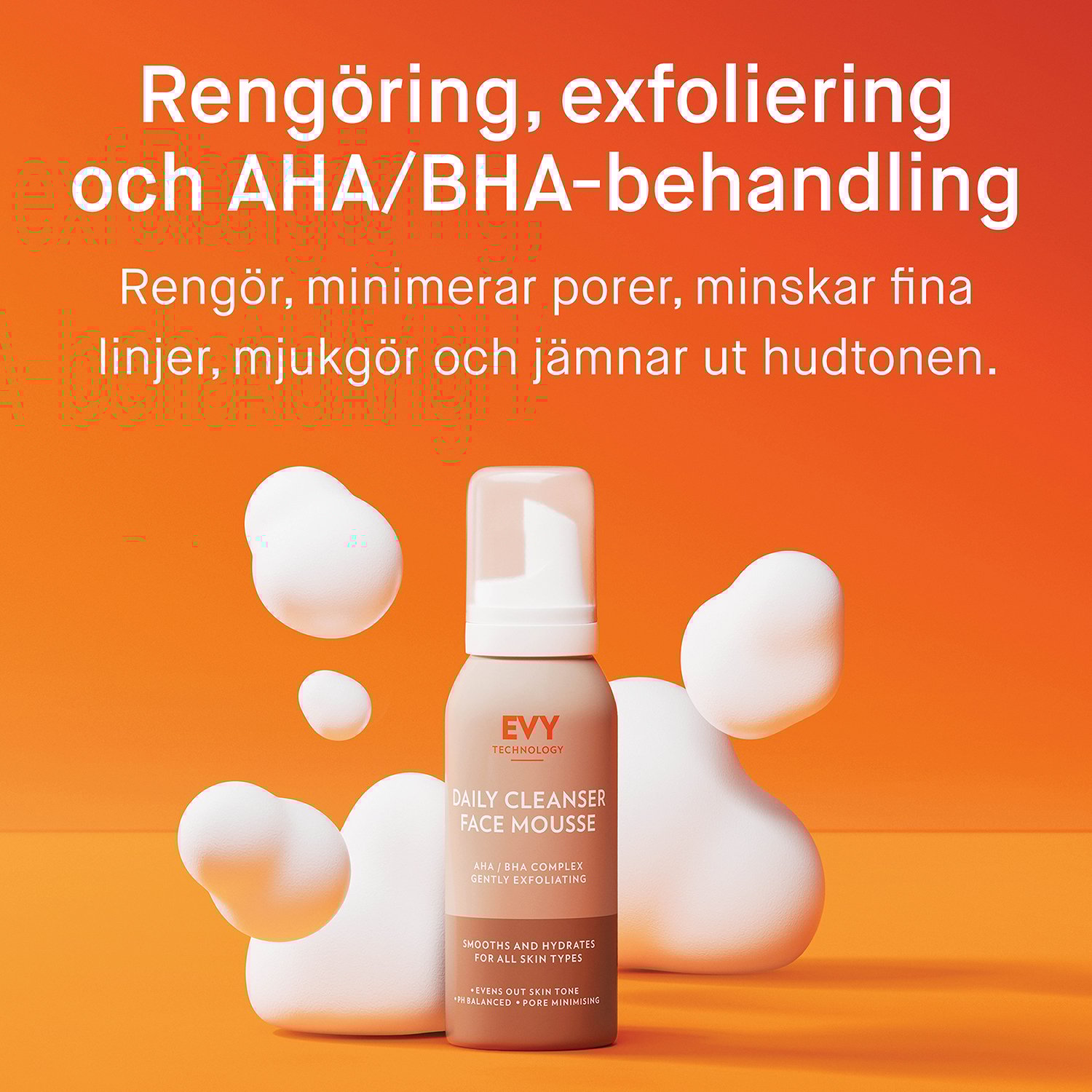 Evy Daily Cleanser Face Mousse 100 ml