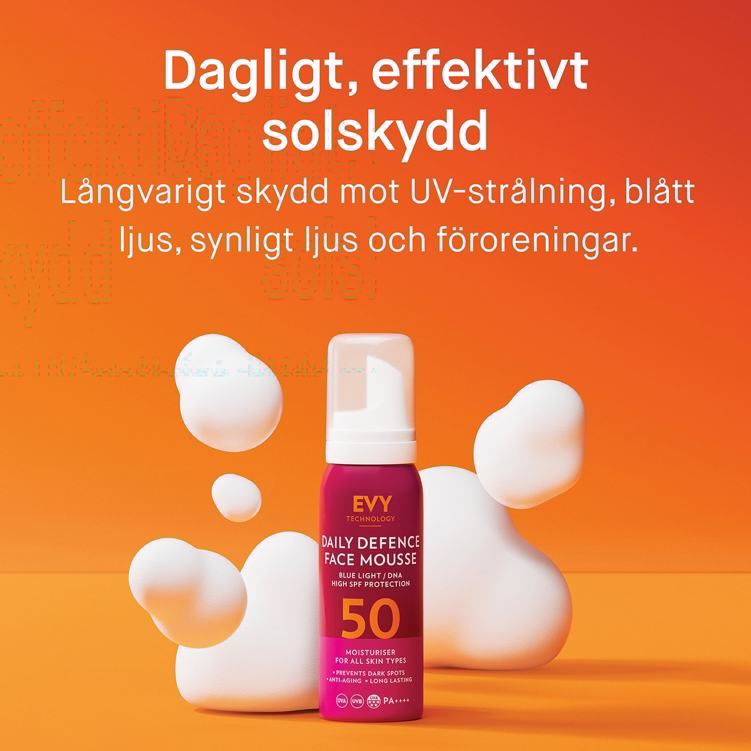 EVY Daily Defence UV Face Mousse 75 ml