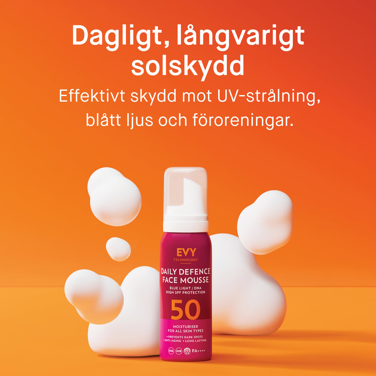 EVY Daily Defence UV Face Mousse 75 ml