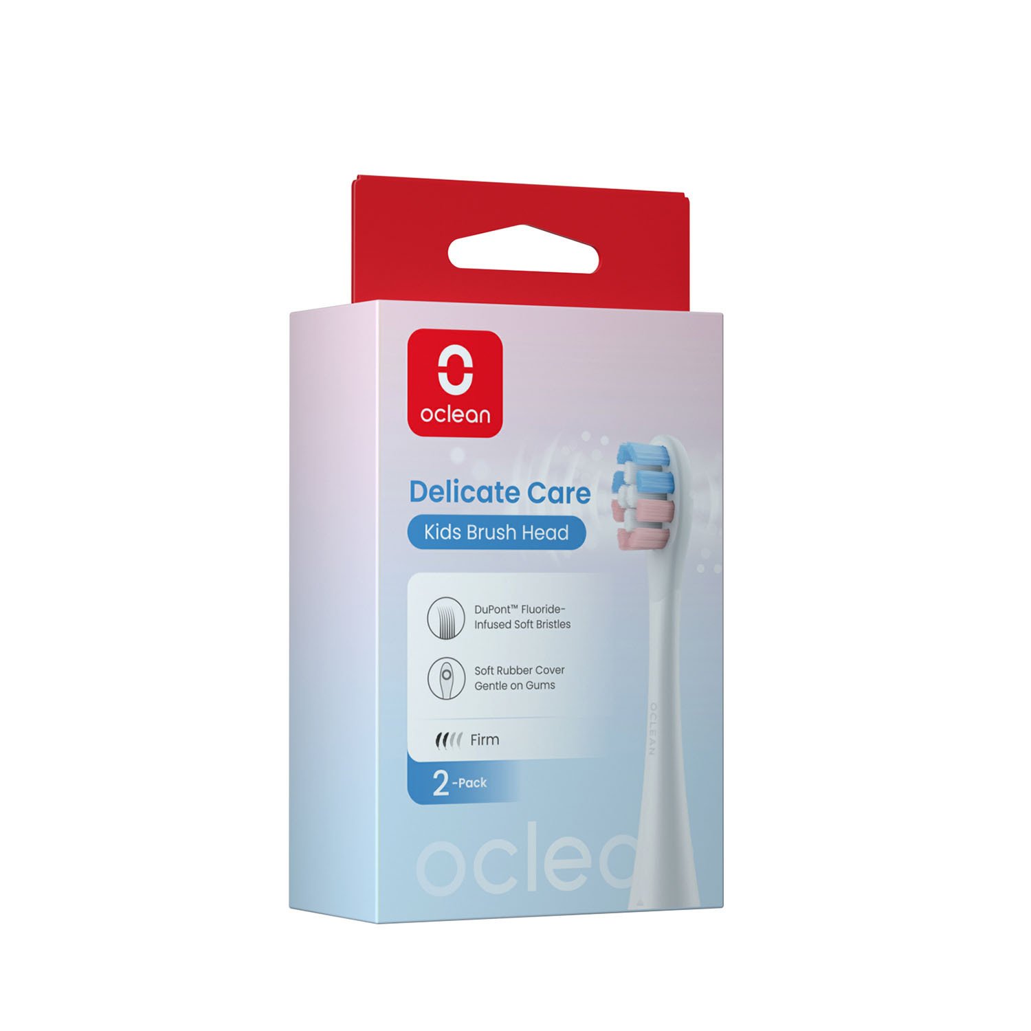 Oclean Borsthuvud Kids 2-Pack Vit