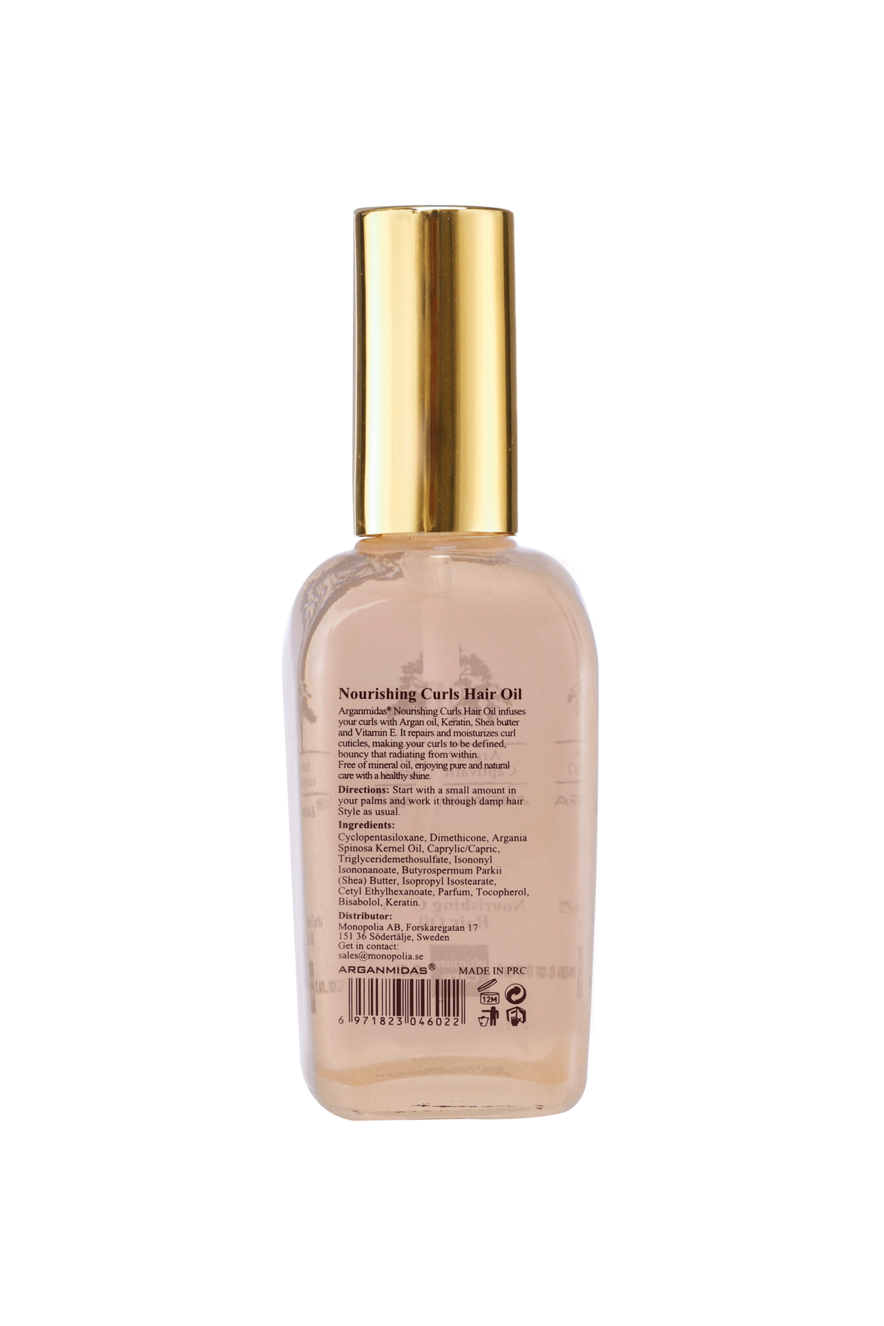 Arganmidas Nourishing Curls Hair Oil 100 ml