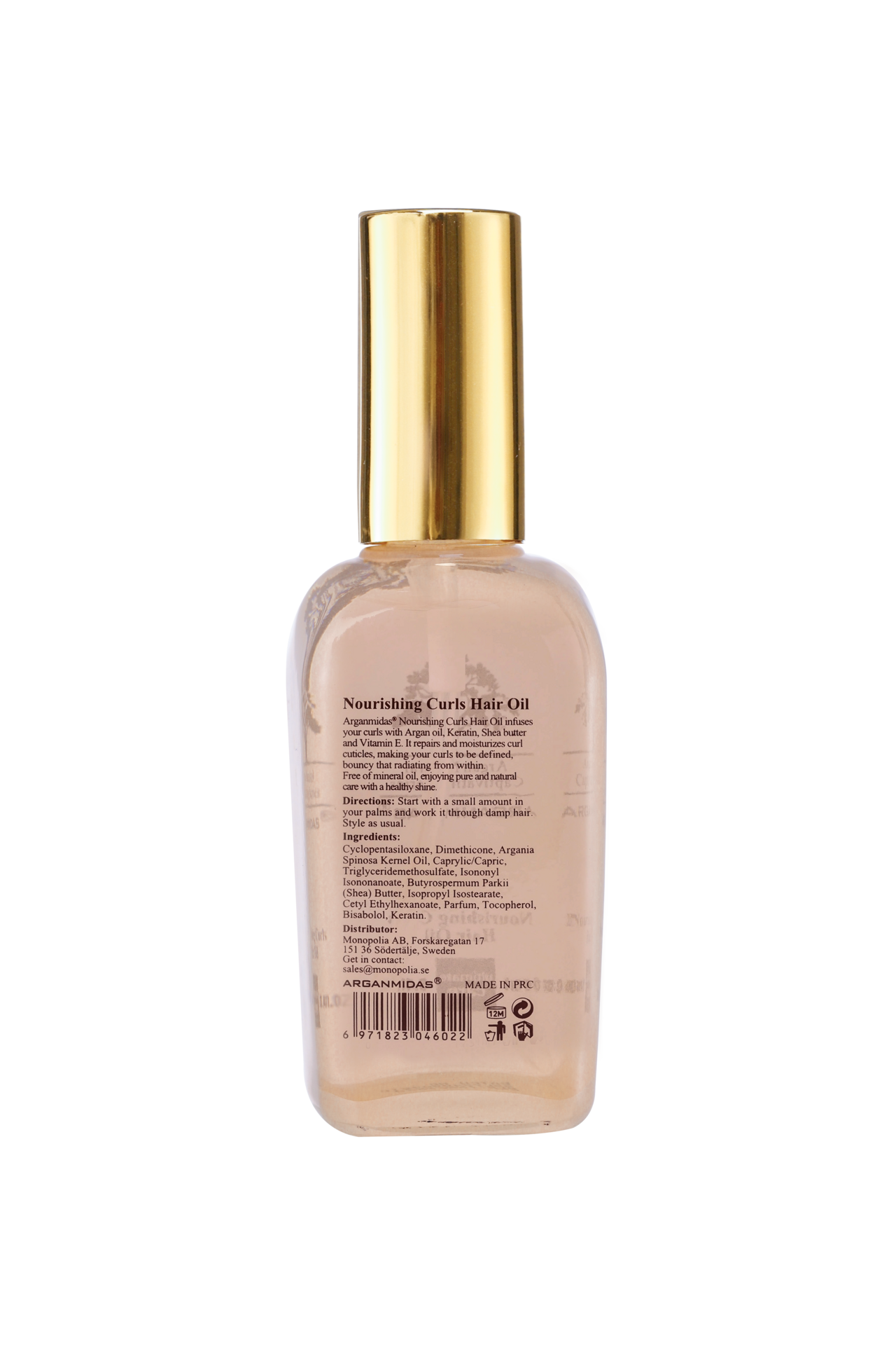 Arganmidas Nourishing Curls Hair Oil 100 ml