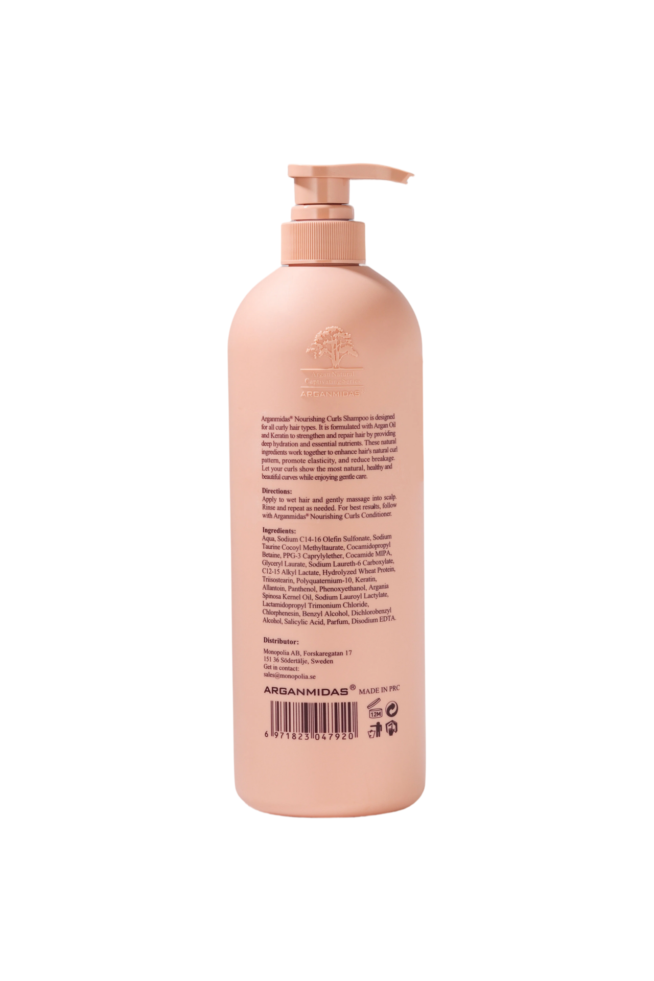 Arganmidas Nourishing Curls Shampoo 1000 ml