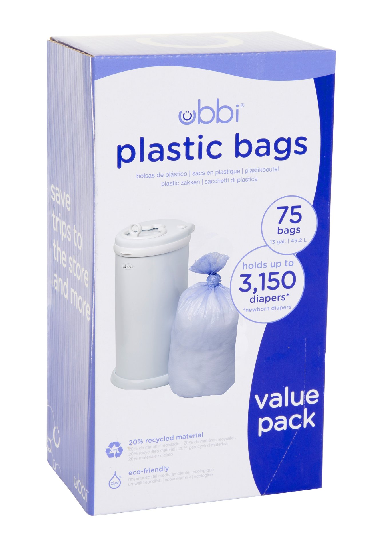 UBBI Plastpåsar 3-pack