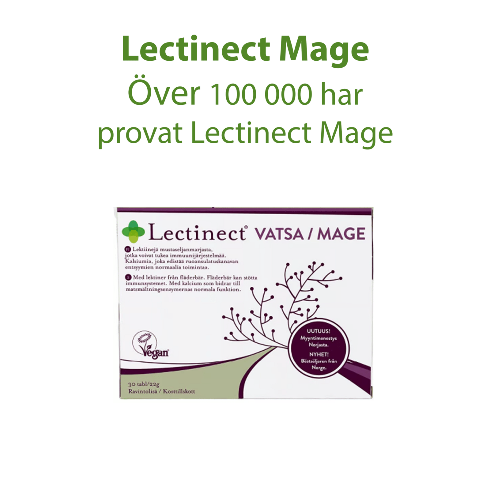 Lectinect Mage 30 tabletter