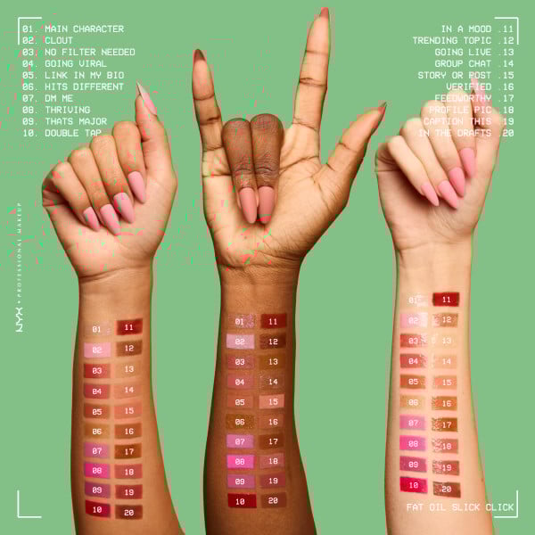 NYX Professional Makeup Fat Oil Slick Click Läppbalsam 13 Going Live 2 g