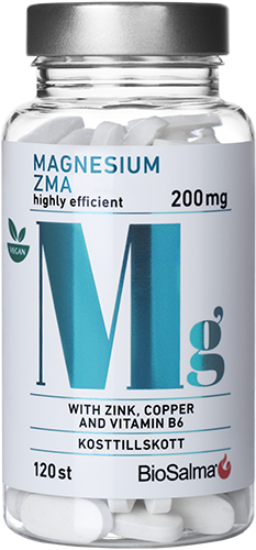 BioSalma Magnesium ZMA 120 tabletter