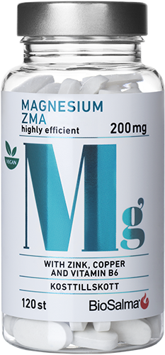 BioSalma Magnesium ZMA 120 tabletter