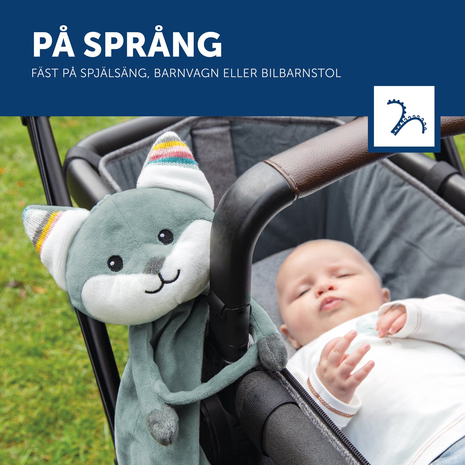 Zazu Snuttefilt & Speldosa Räven Felix 1 st