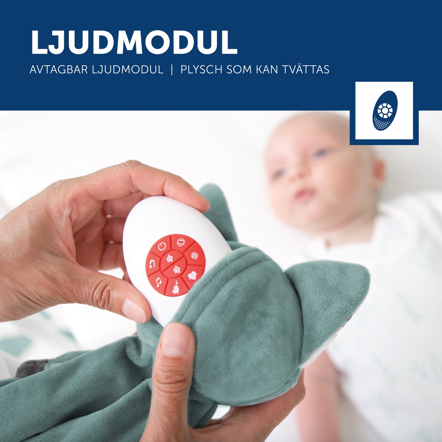 Zazu Snuttefilt & Speldosa Räven Felix 1 st