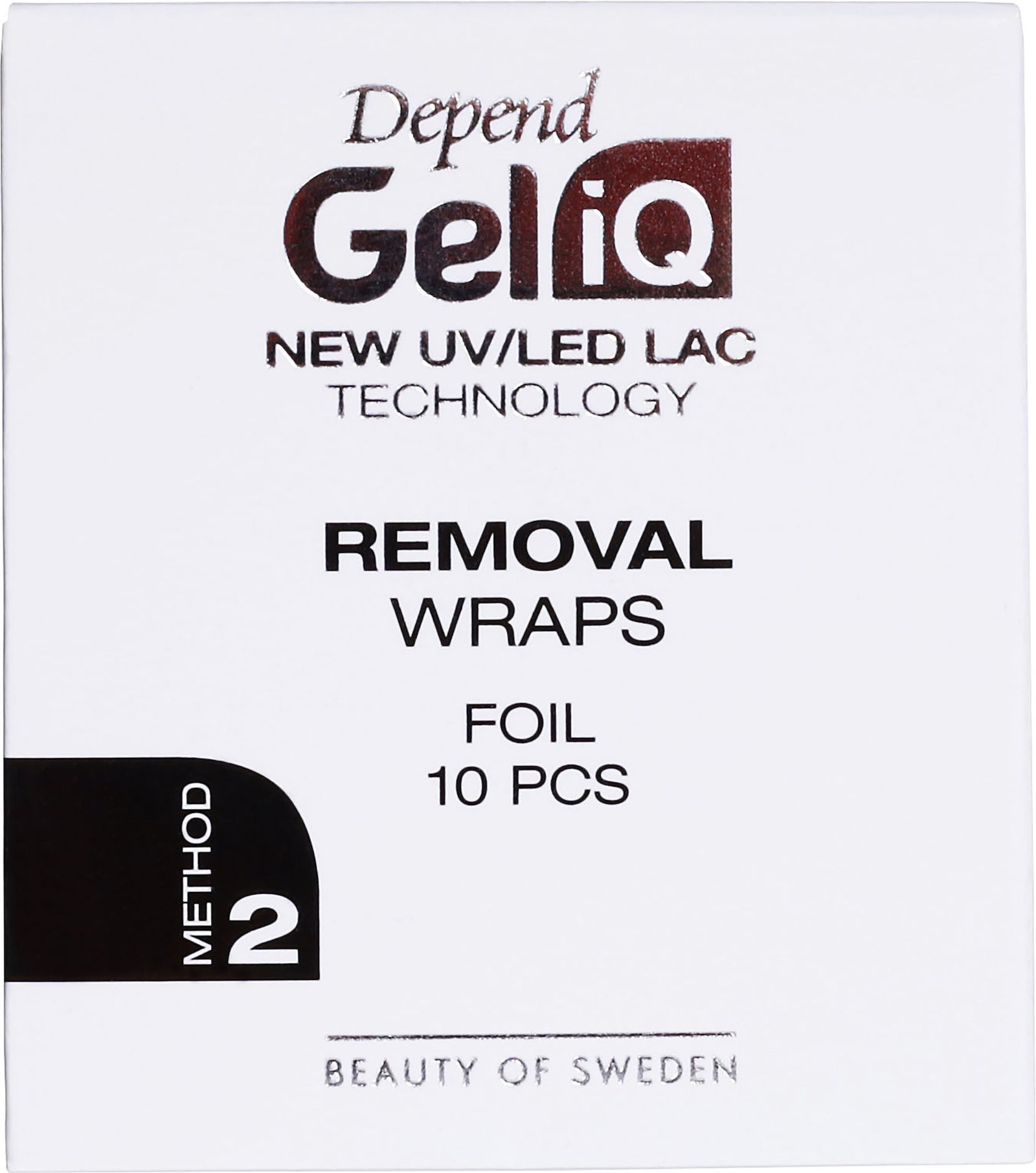 Depend Gel iQ Rem Wraps Foil 10pcs