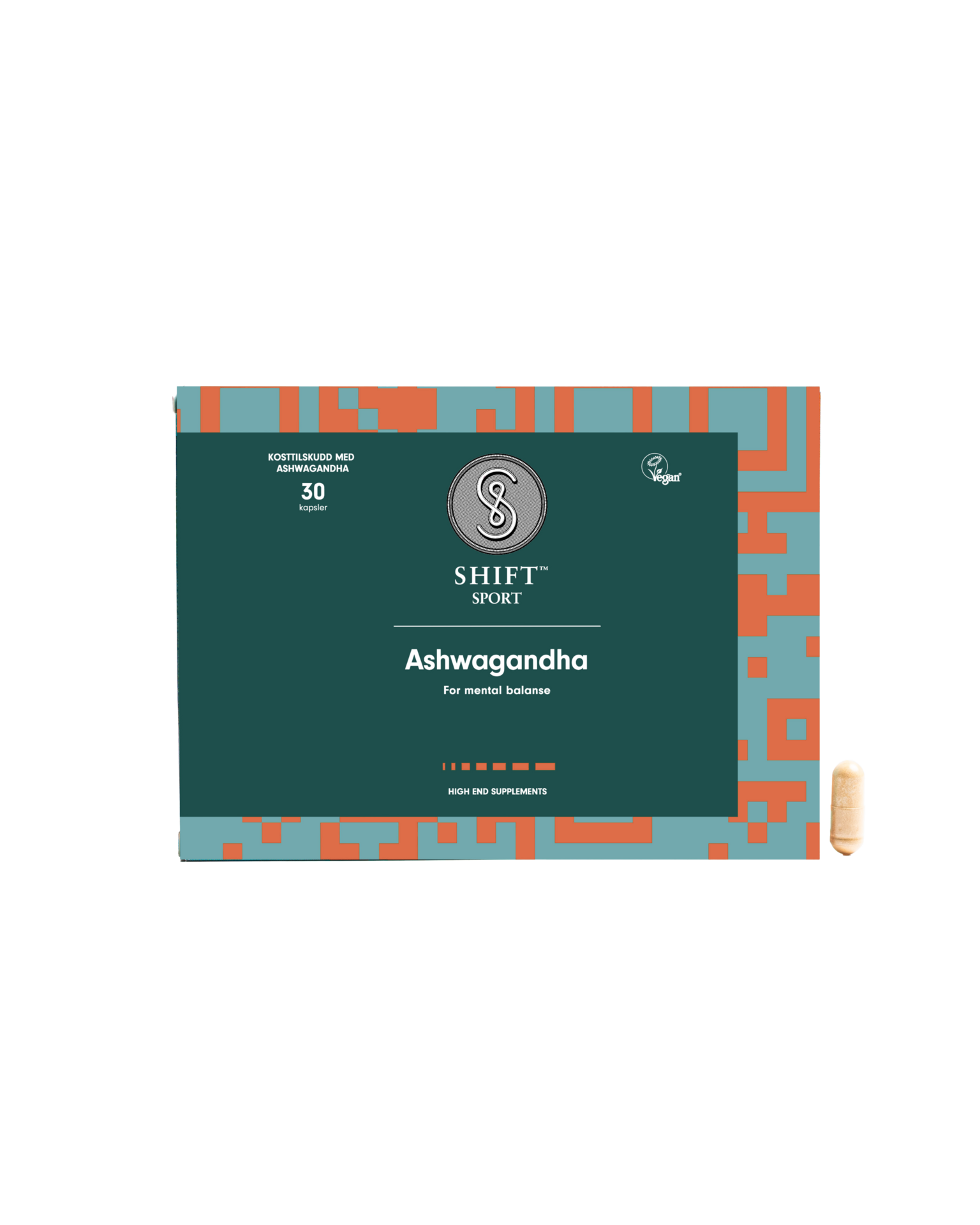 SHIFT Sport Ashwaganda 30 kapslar