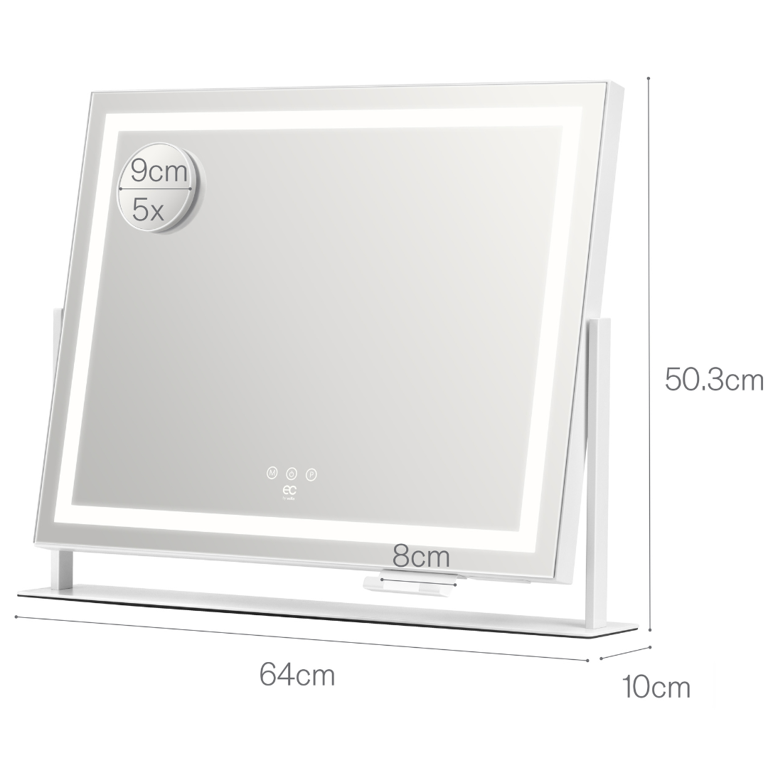 EC by Wilfa Sparkle Sminkspegel Stockholm Design 58×46 cm