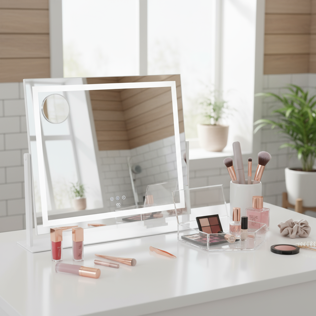 EC by Wilfa Sparkle Sminkspegel Stockholm Design 58×46 cm