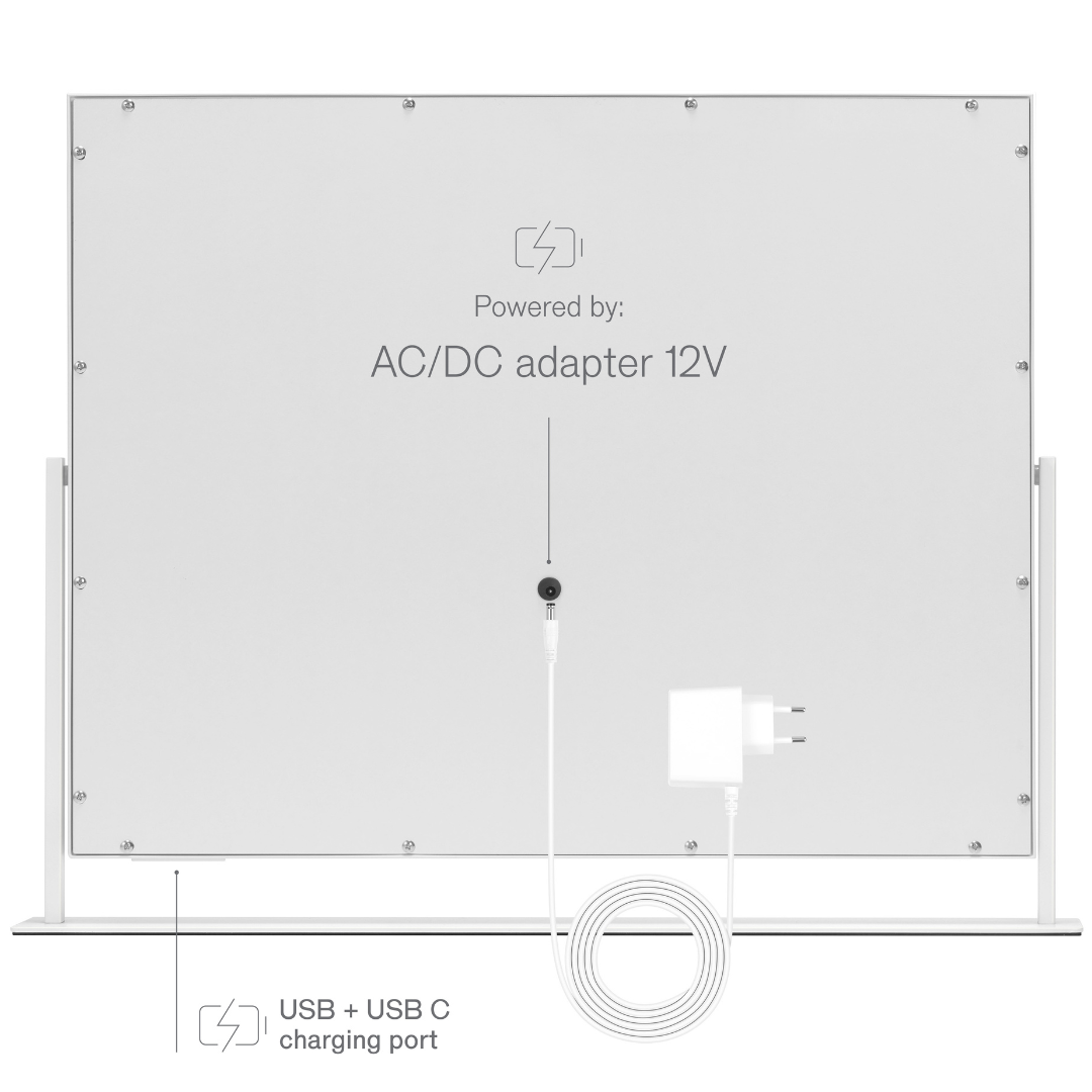 EC by Wilfa Sparkle Sminkspegel Stockholm Design 58×46 cm