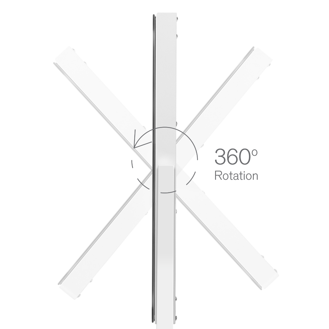 EC by Wilfa Sparkle Sminkspegel Stockholm Design 58×46 cm