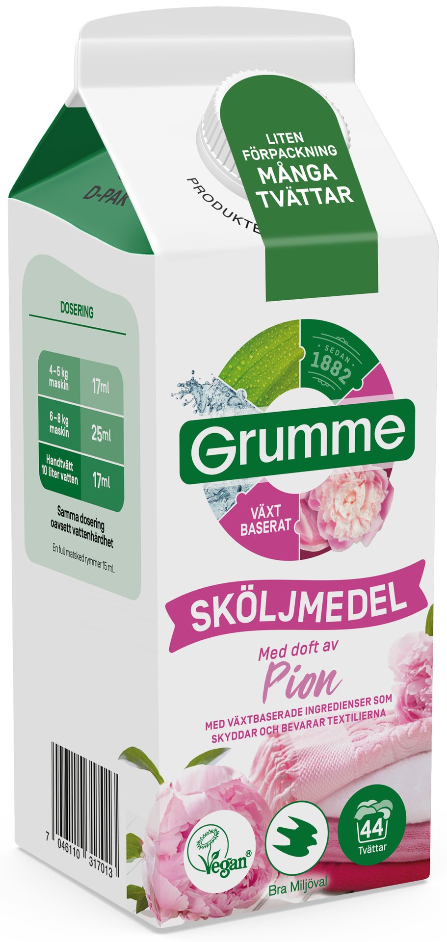 Grumme Sköljmedel Pion 750 ml