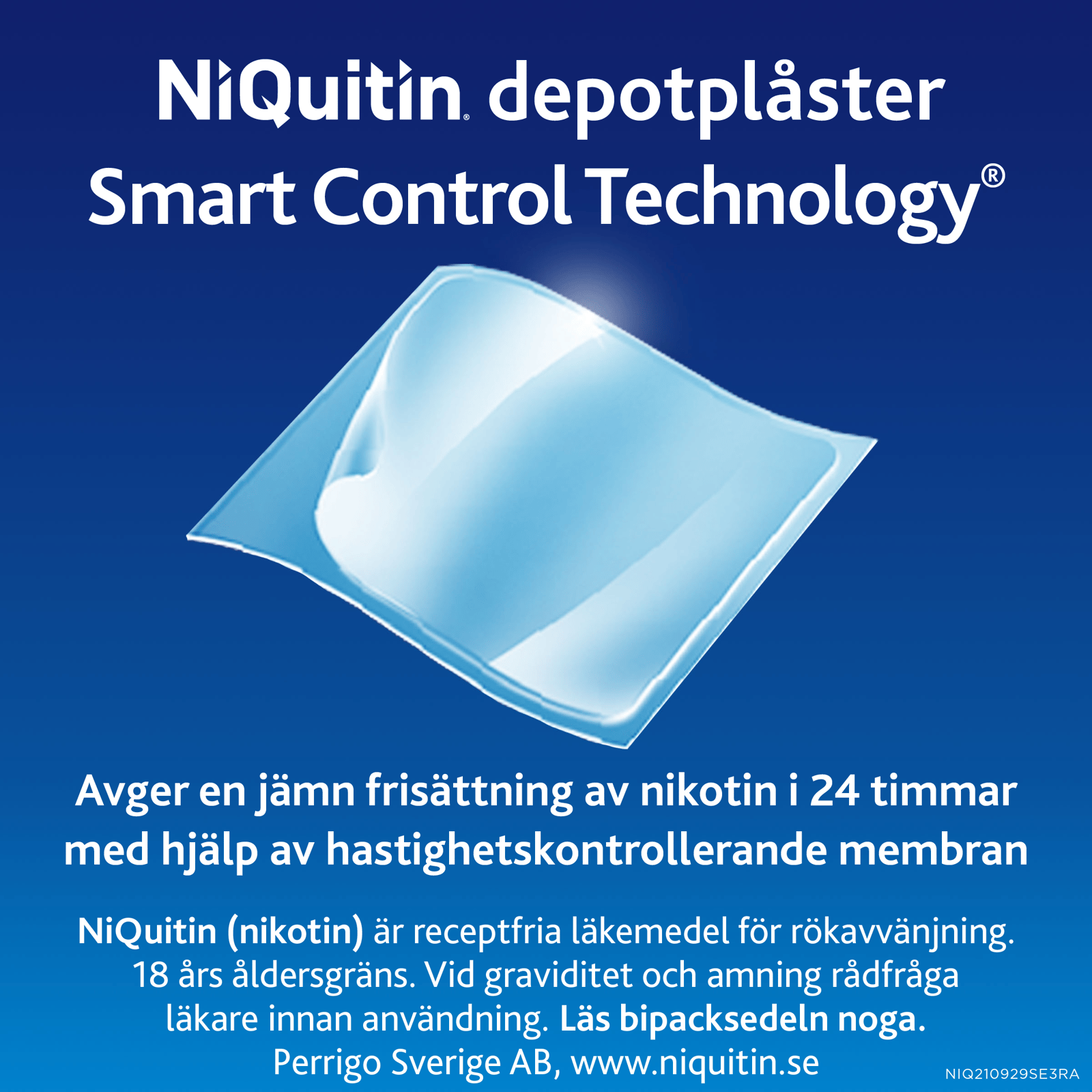Niquitin Clear 21 mg / 24 timmar Depotplåster Nikotinplåster 7 st