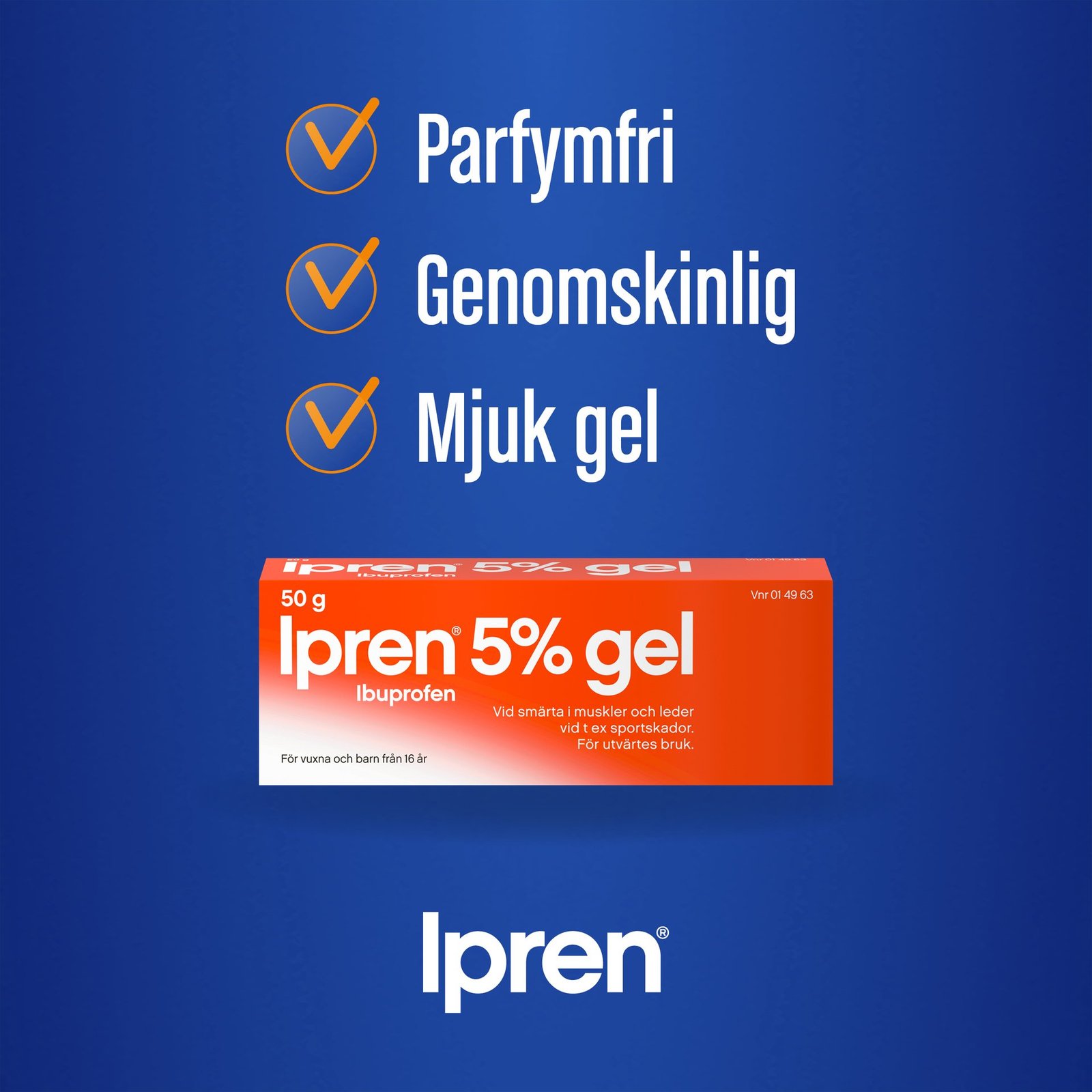 Ipren 5% Ibuprofen Gel 50g