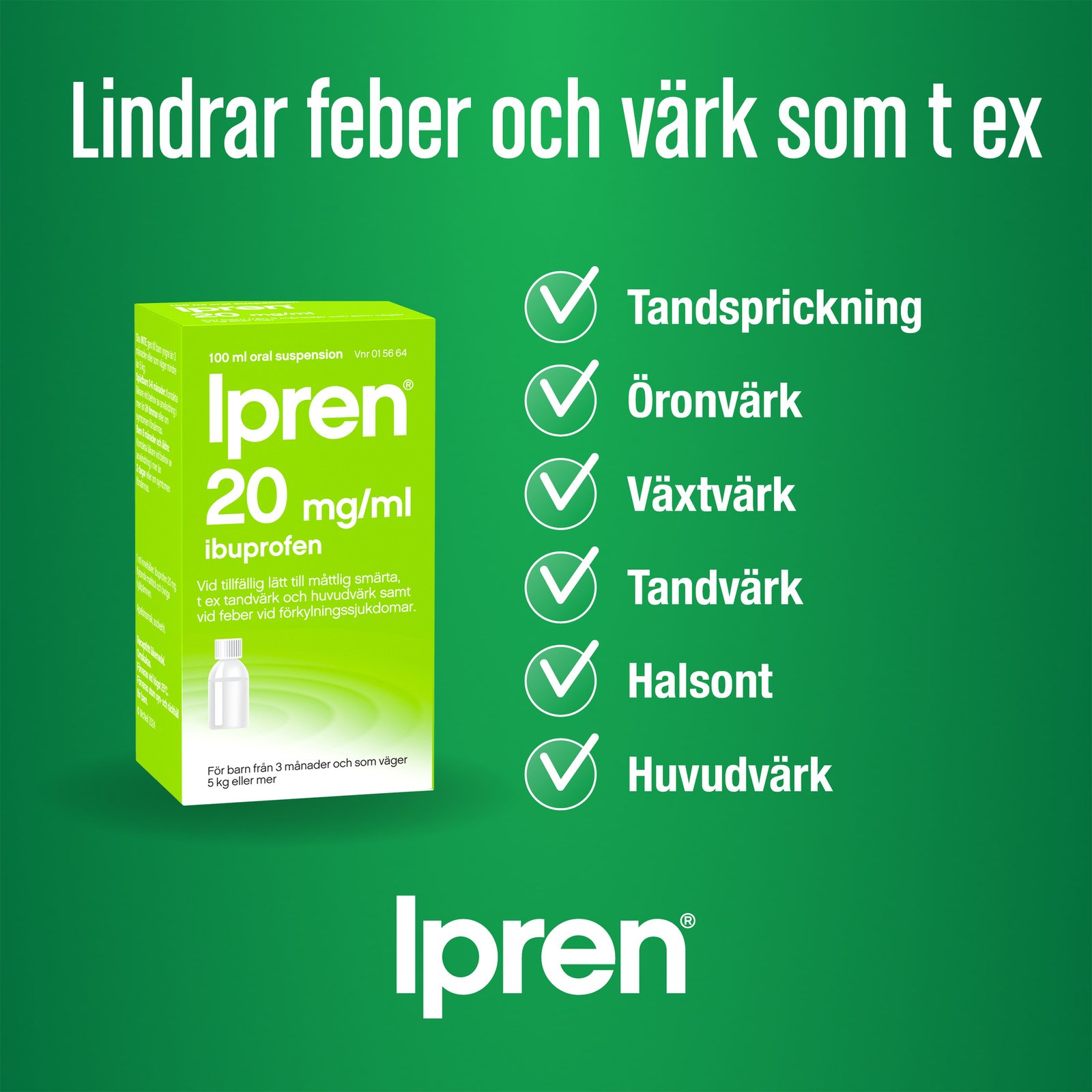 Ipren Oral suspension 20 mg/ml 100 ml