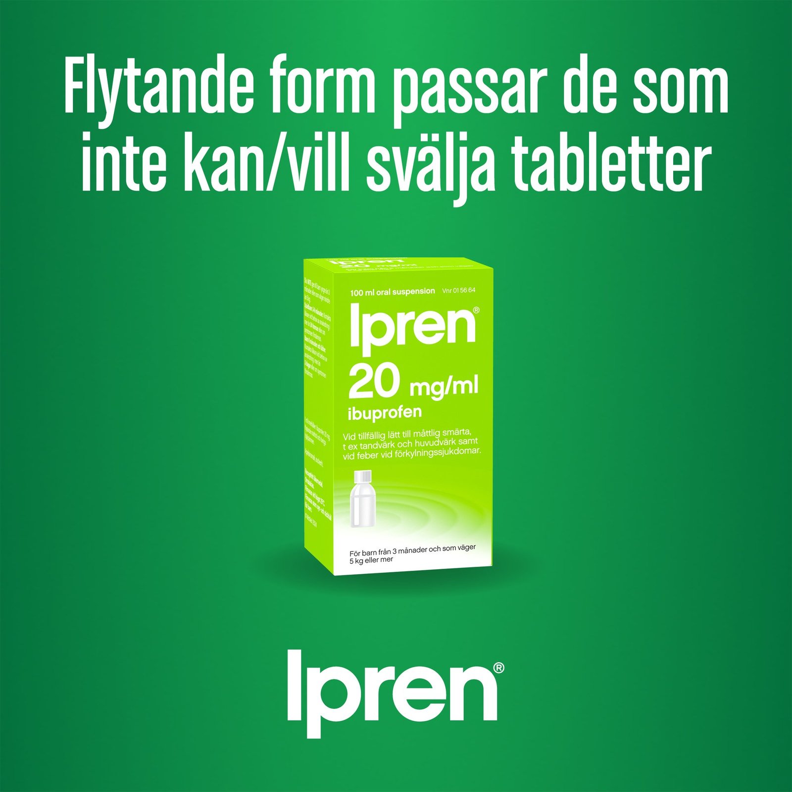 Ipren Oral suspension 20 mg/ml 100 ml