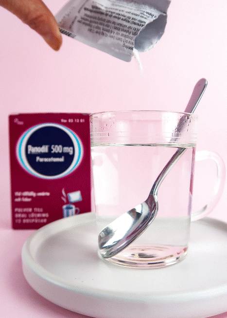 Panodil 500 mg Pulver Oral Lösning 12 st