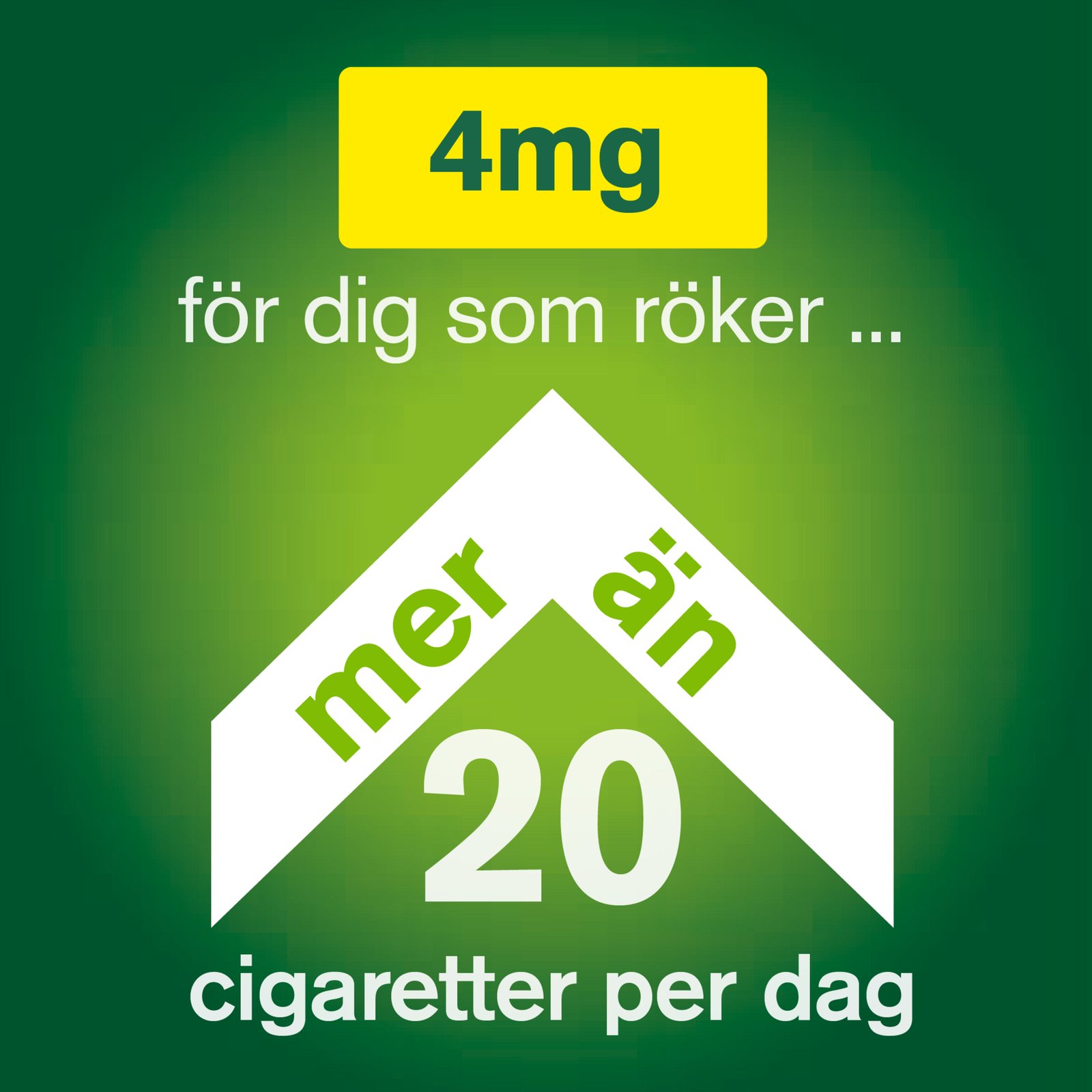 Nicorette Fruktmint Medicinskt Tuggummi 4 mg 210 st