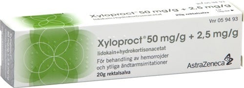 Xyloproct rektalsalva 20g