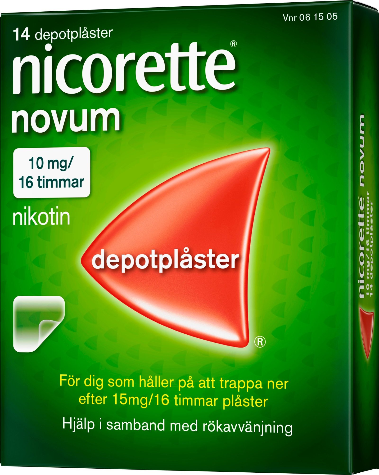Nicorette Novum Depotplåster 10 mg 14 st