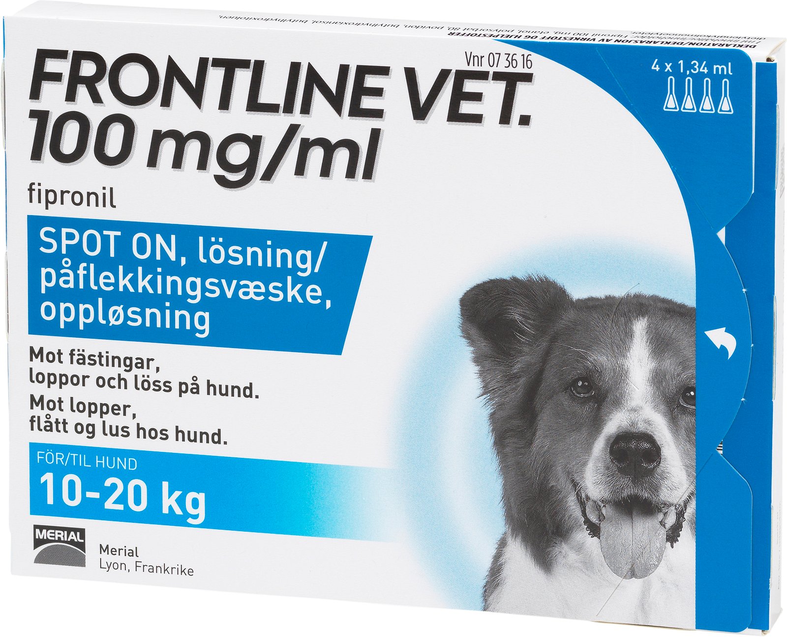 Frontline Vet 100 mg/ml spot-on 4 x 1,34 ml