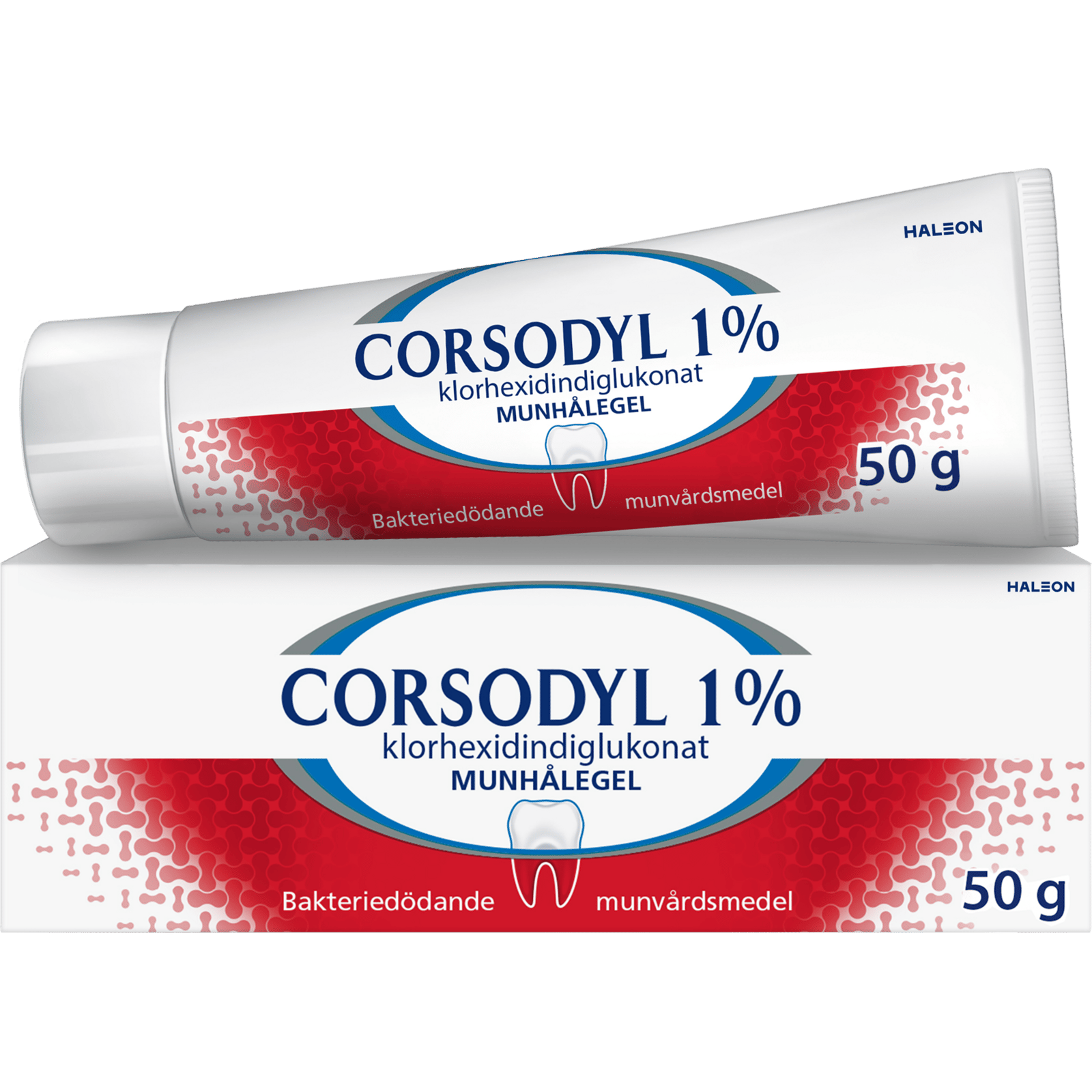 Corsodyl Munhålegel 1%, 50 g