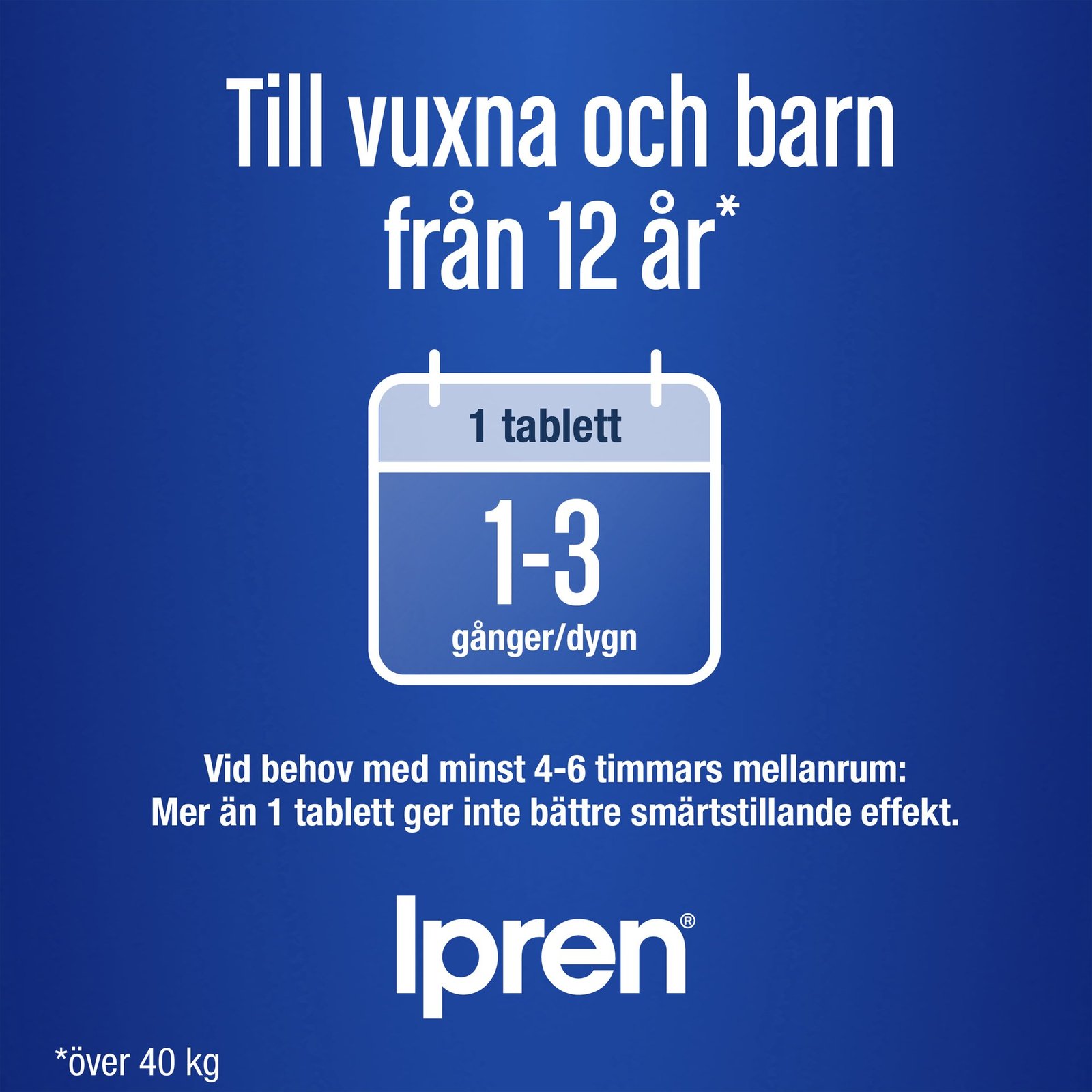 Ipren 400mg Ibuprofen 10 tabletter