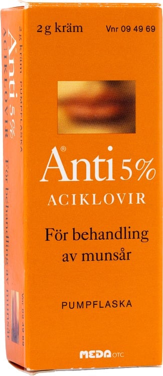 Anti kräm 5 % (pumpflaska) 2 g