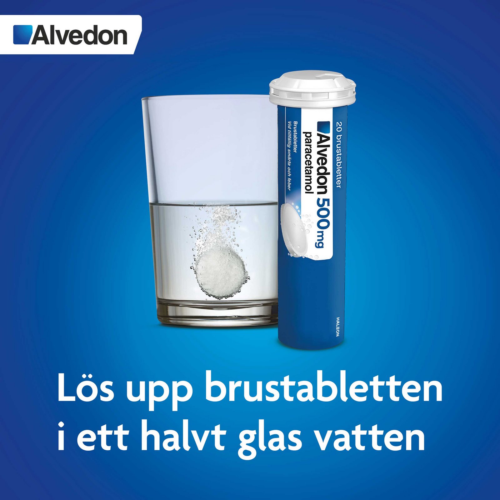 Alvedon Brustabletter 500 mg 20 st