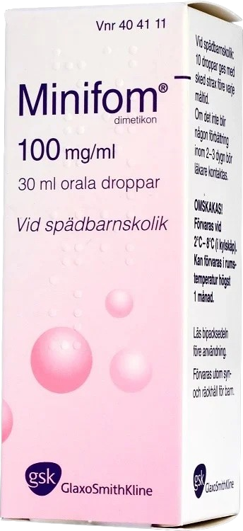 Minifom Orala Droppar 100mg/ml 30ml
