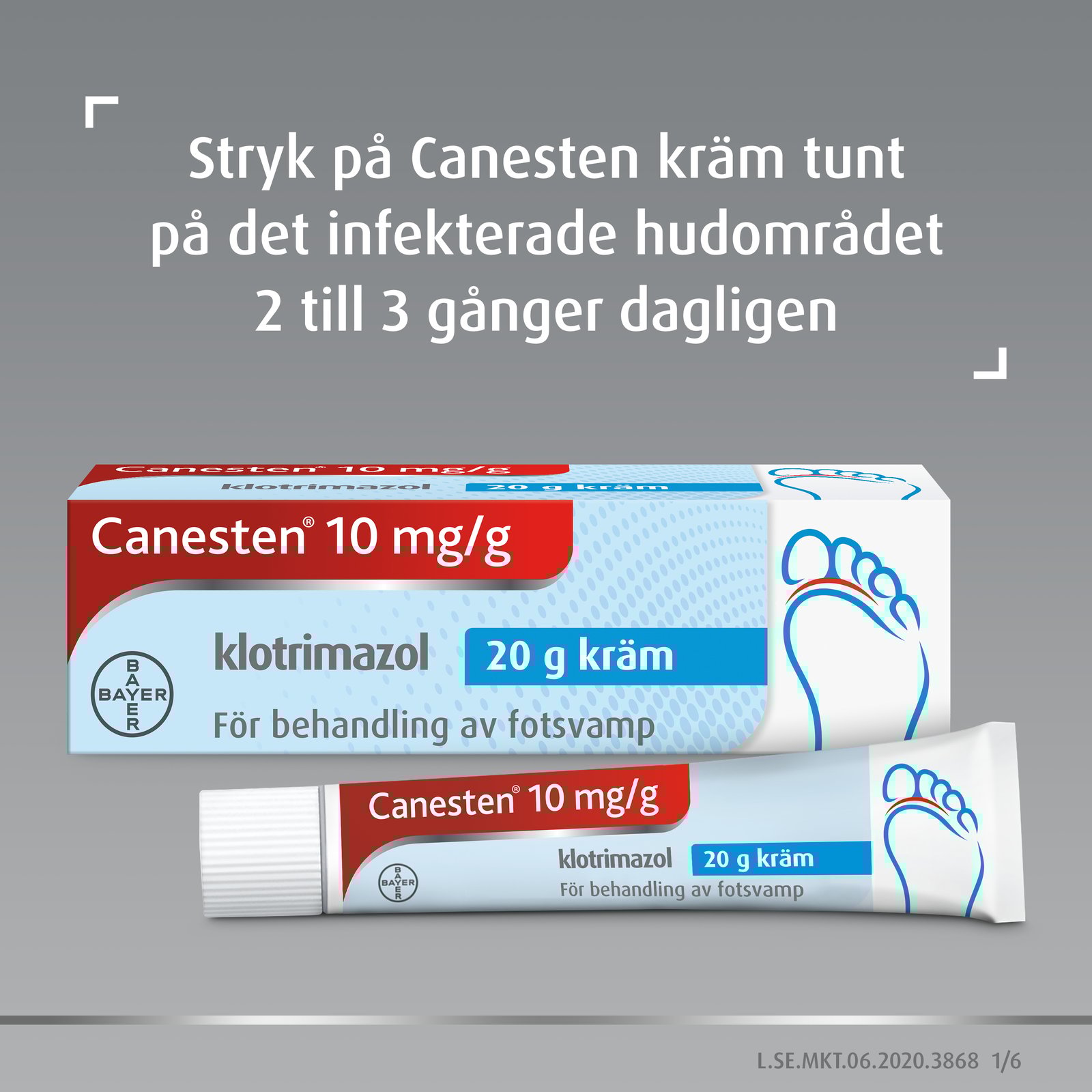 Canesten Kräm 1% 20g