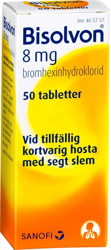 Bisolvon 8 mg 50 tabletter