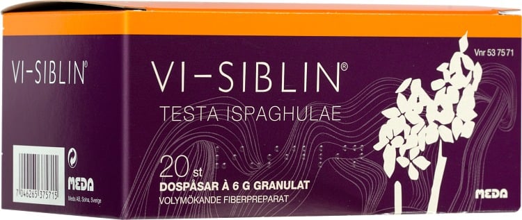 Vi-Siblin Granulat i dospåse 610 mg/g 20 st