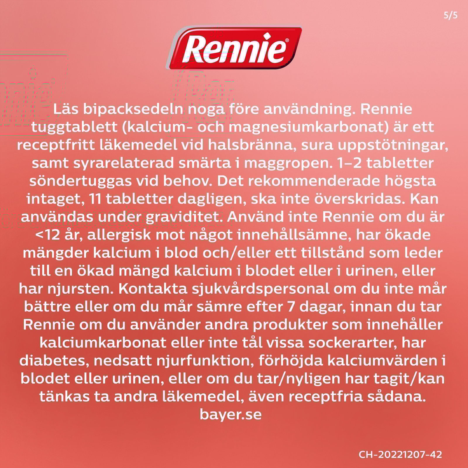 Rennie 680 mg/80 mg 24 tuggtabletter