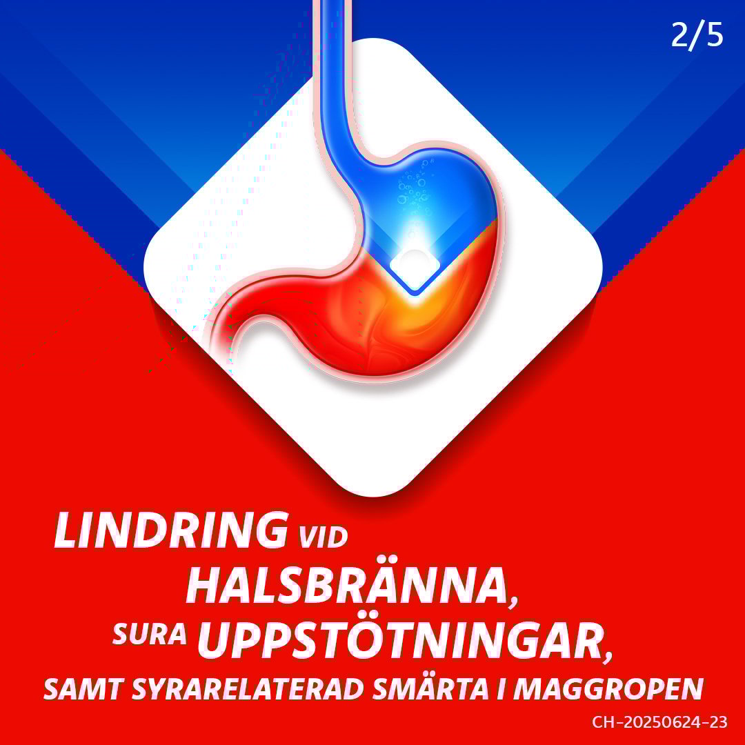 Rennie 680 mg/80 mg 96 tuggtabletter